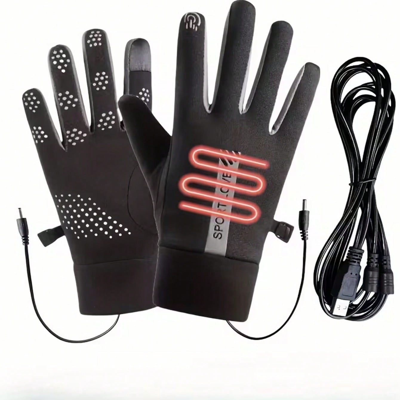 Cycling Commute Essentials - Pilsiz Isıtmalı Eldivenler | Çift Taraflı
