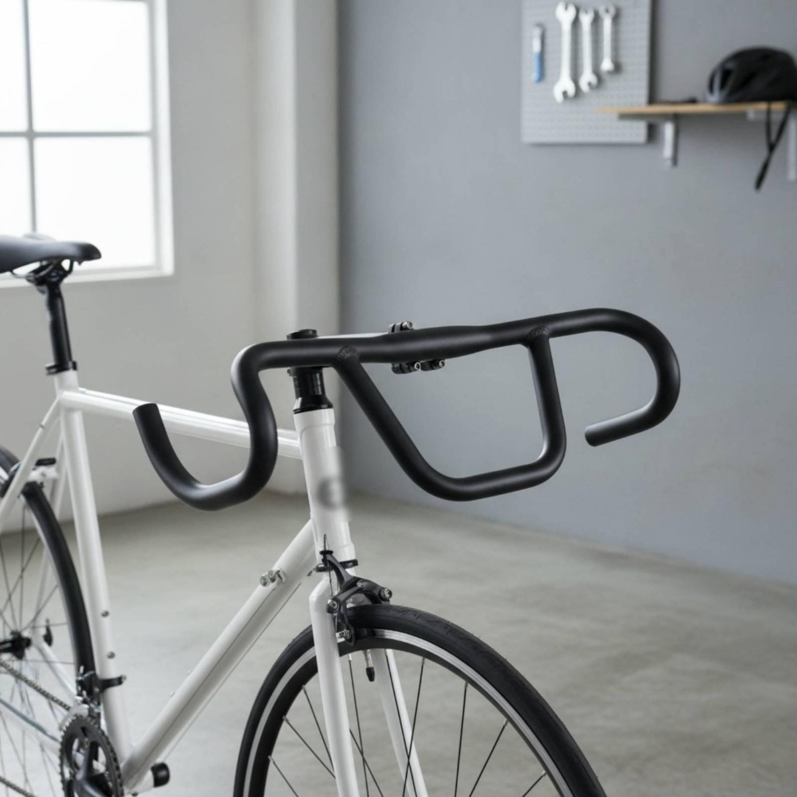 Cycling Commute Distance - Dayanıklı Yol Bisikleti Düşük Gidon 430mm