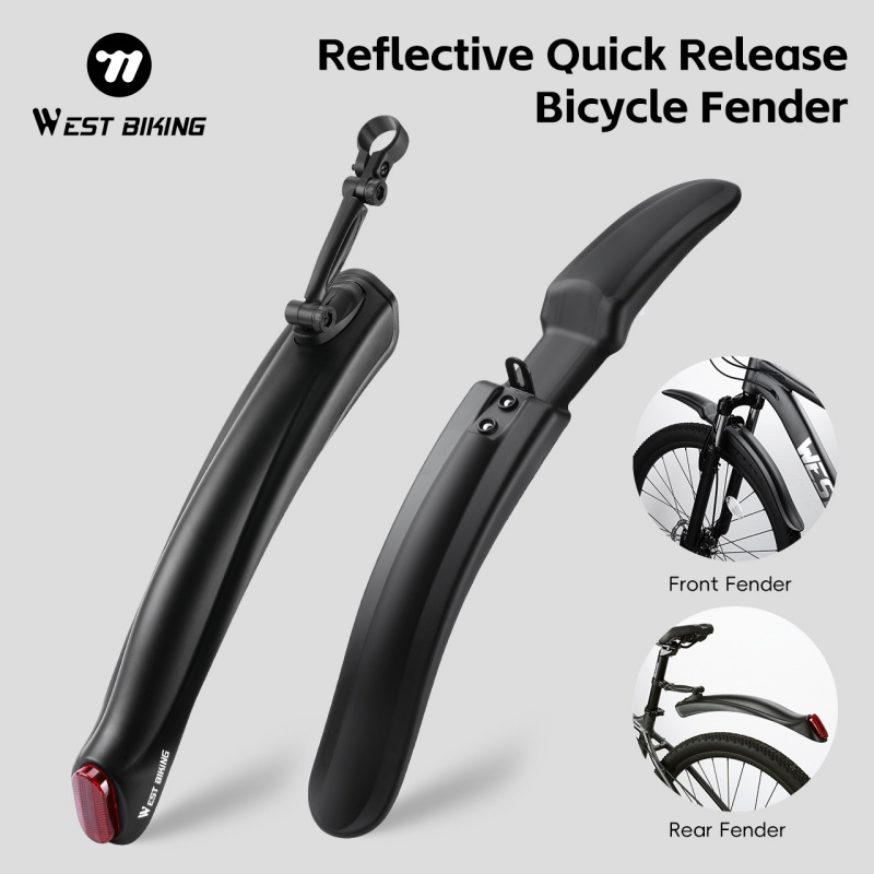 Fender Mudguard Set - Batı bisiklet yansıtıcı bisiklet çamurluk hızlı