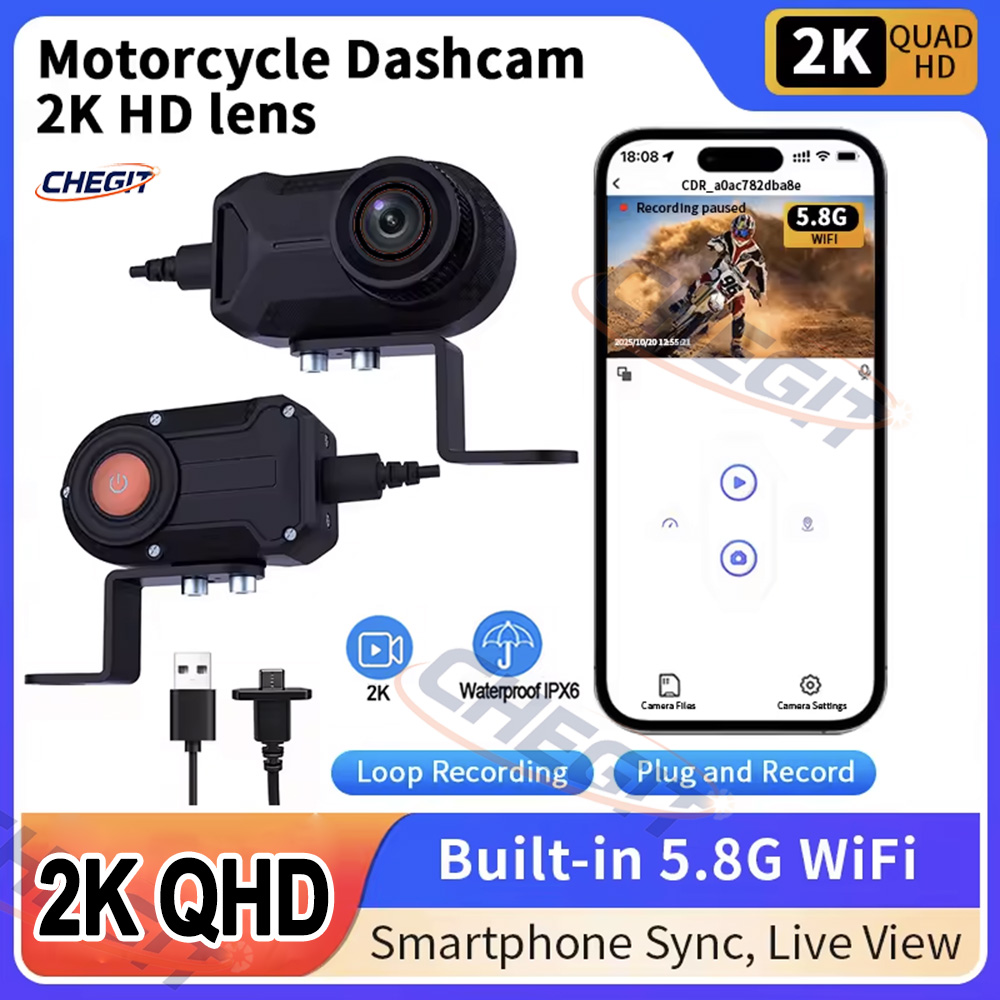 Motosiklet DVR 2K HD WiFi Su G - Cycling Loop incelemesi ve fiyatı